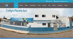 Desktop Screenshot of colegioplanetaazul.com.br